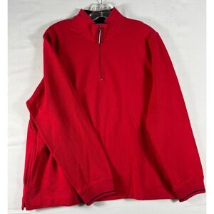 Tommy Hilfiger Golf Sweatshirt, pullover long sleeve side pockets Large‎ NWT
